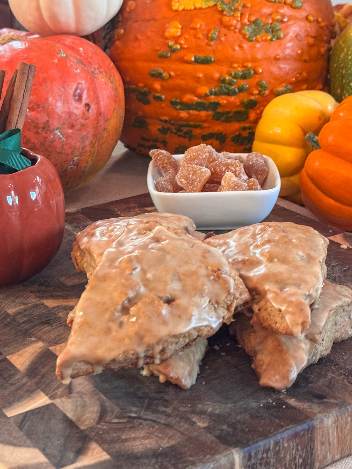Glazed Chai & Ginger Scone - 2 Scones